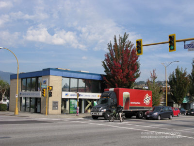 Hastings St at Rosser Ave, North Burnaby
