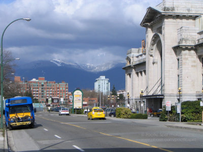 Station Street and the Pacific Central Station, Vancouver