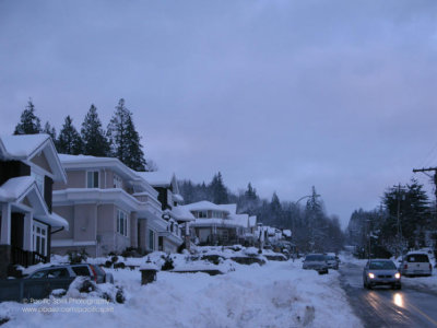 End of Curtis Street, Burnaby Mountain