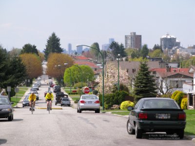 Frances Street, a popular bike route