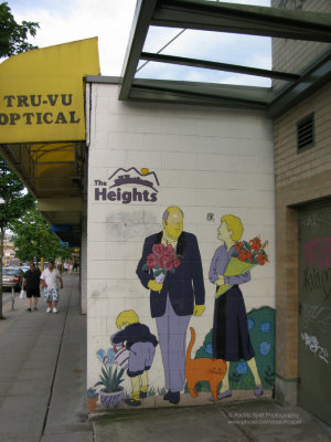 Mural on Hastings Street, Burnaby Heights