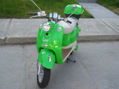 Motorino Electric Scooter, Vancouver, Canada