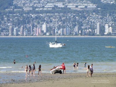 Kits Beach in July