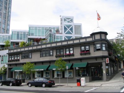 A restored heritage building on Lower Lonsdale, North Vancouver