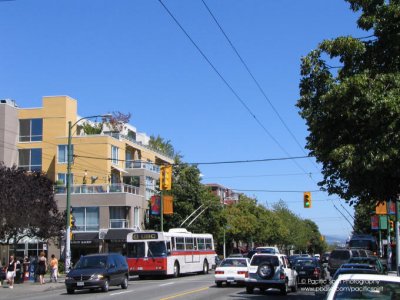 Busy West 4th Avenue, Kitsilano