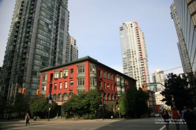 West Georgia Street at Bute Street, Downtown Vancouver