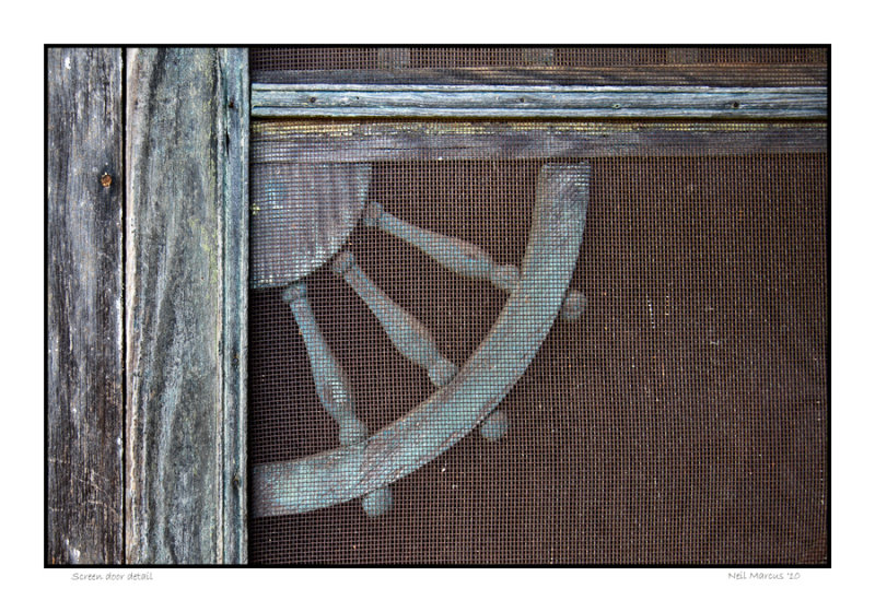 Screen door detail