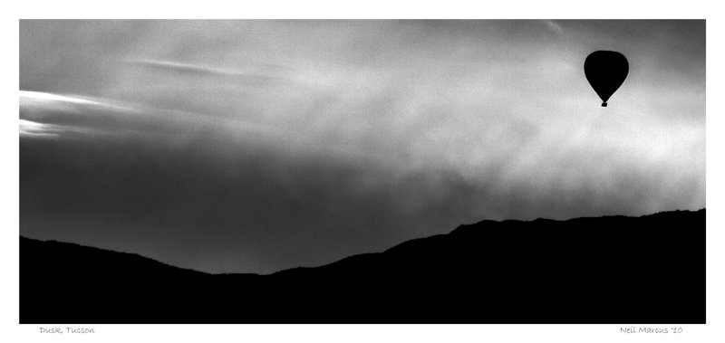 Evening flight Tucson, AZ
