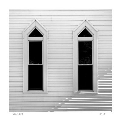 Church windows  Olpe,  KS