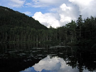 Rising Thunderhead on Borestone Mt.'s Sunrise Pond # 186_2