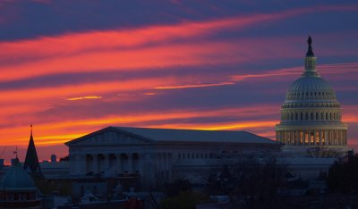 another Capitol sunset