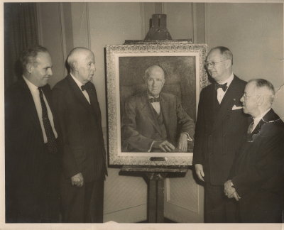 Unveiling of Simonds Portrait