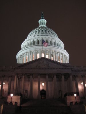 Capitol at night