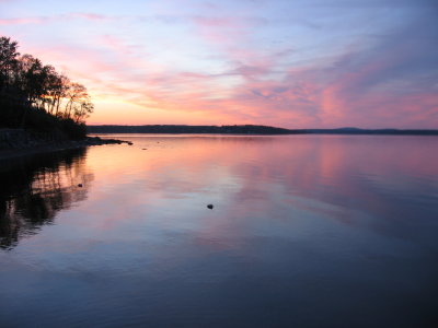 Sunset from West of Bayside Causeway