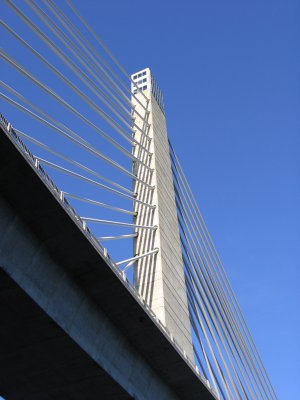 Penobscot Narrows Bridge in May