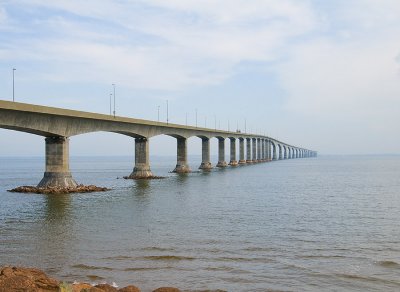 Confederation Bridge   View from New Brunswick