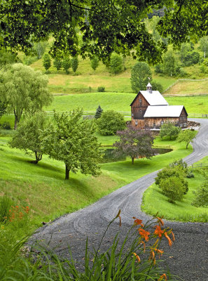 Farm On Cloudland  Road  Vermont