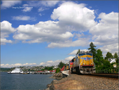 Beautiful Sky at Steilacoom, WA