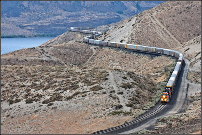 Vehicle train at Trinidad