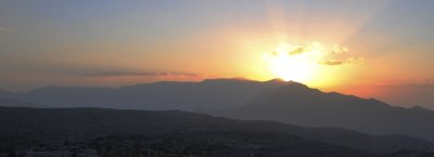 Sunset on Jebal Shams