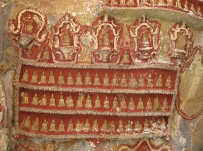 Cave ceiling carvings