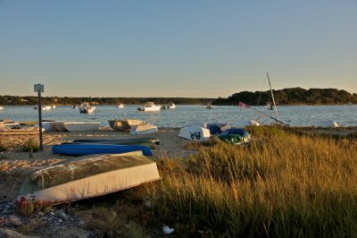 Beached boats, Vineyard haven