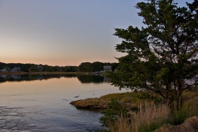 Twilight at Sengekontackel pond