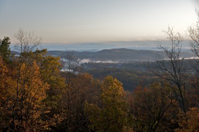 Greenfield, fall morning