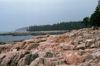 Rockbound shore