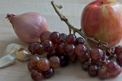Fruit and onions