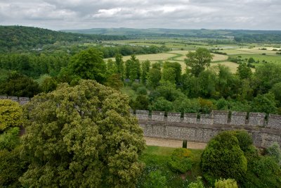 The Weald, from Arundel battlements