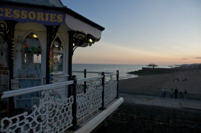 Kiosk and West Pier