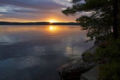 Sunset on the ledges