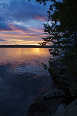 Sunset on Parkers Pond