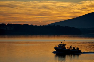 Sunset fishing trip