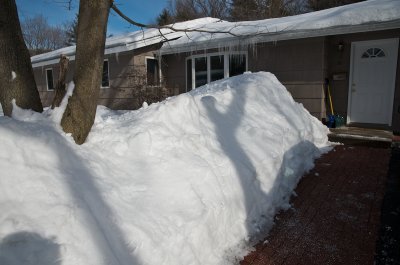 Cleared walkway
