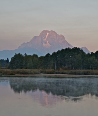 Mount Moran at sunrise