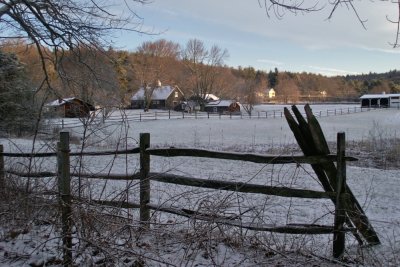 Winter farm