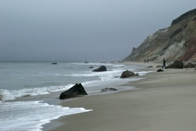 Wet day on the beach