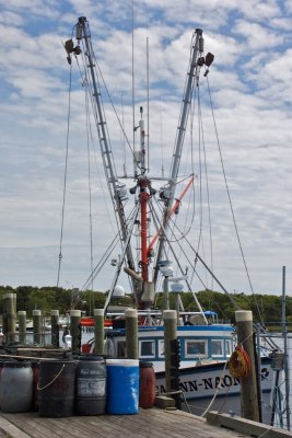 Swordfishing boat