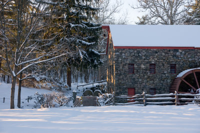 Grist mill at Wayside Inn