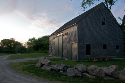 Barn at dusk