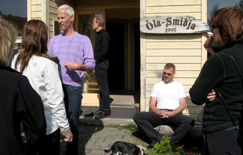Undir leiðsögn Sölva B. Hilmarssonar á Sólheimum