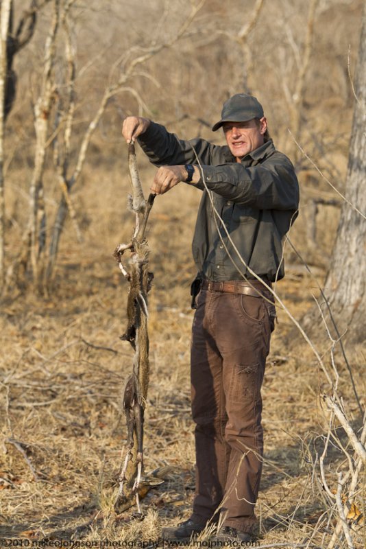 046-Brian Shows Whats Left of the Duiker