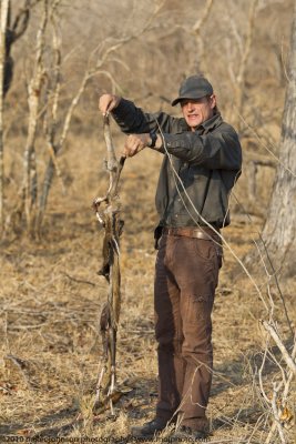 046-Brian Shows What's Left of the Duiker