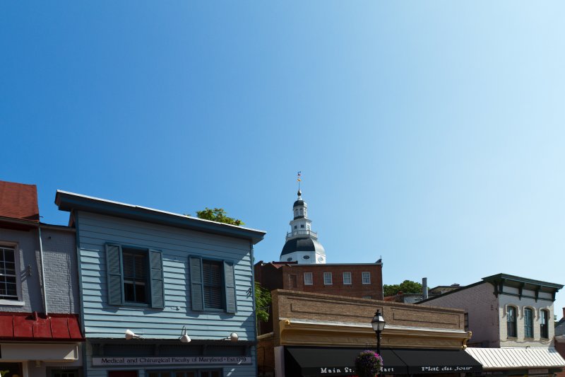 Main Street with State House Dome in Background
