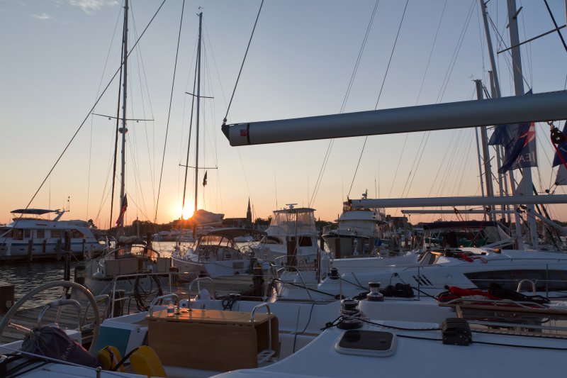 More Boats at Sunset