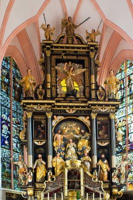 Main Altar, Mondsee Collegiate Church, Austria