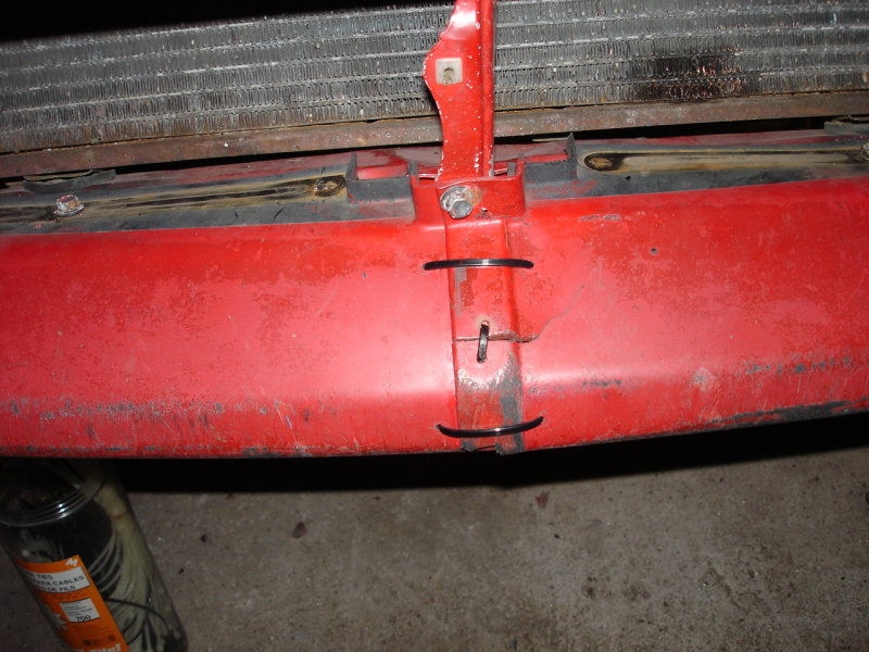 Zip-tie Stitching  the Front Lip Together