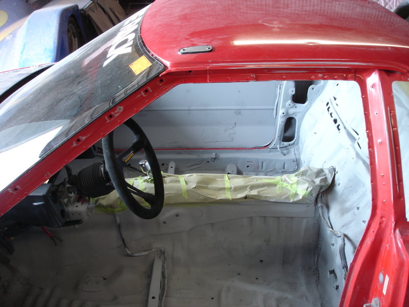 Cockpit painted
